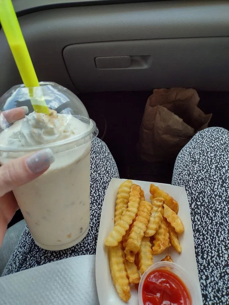 French Fries and Milkshake
